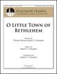 O Little Town of Bethlehem SA choral sheet music cover